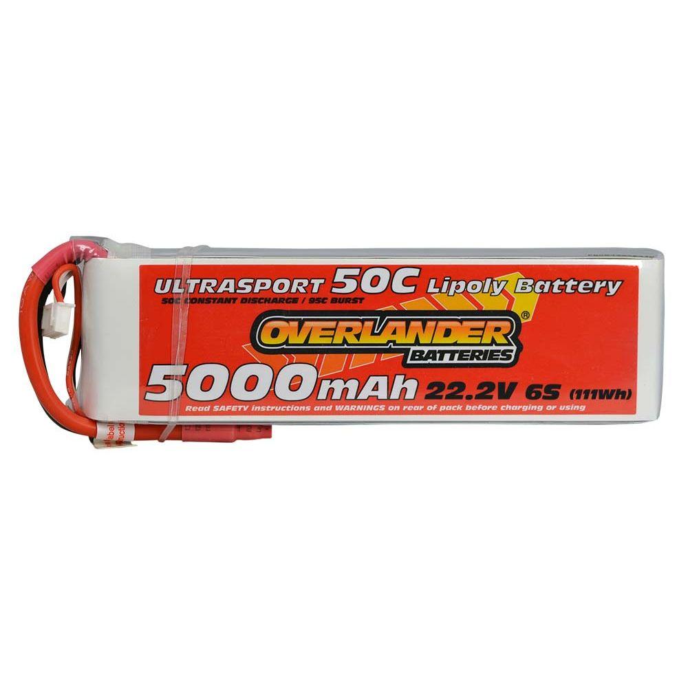 Overlander 5000mAh 6S 22.2v 50C LiPo Battery - Ultrasport 2665