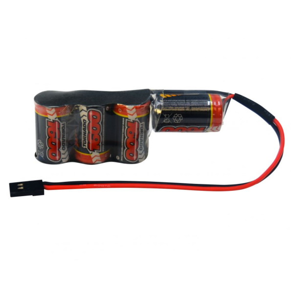 Overlander Nimh Battery Pack 2/3 AF 1600mah 4.8v Receiver Config (4+1) Premium Sport 3297