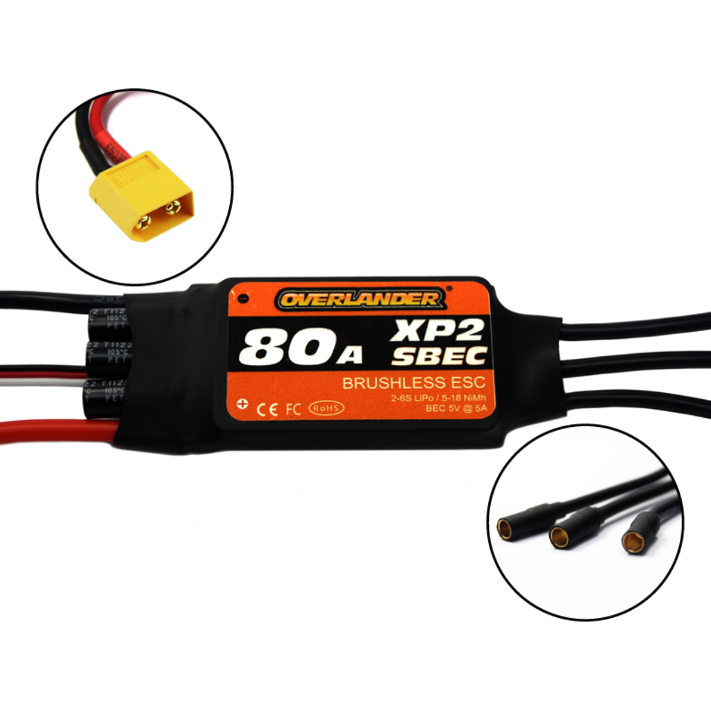 Overlander XP2 80A SBEC Brushless RTF (With XT60) Speed Controller ESC 2773