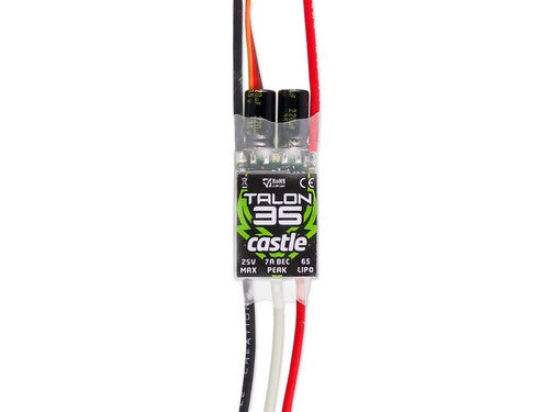 Castle Creations Talon 35, 25V 35 AMP ESC, With Heavy Duty BEC CC12200