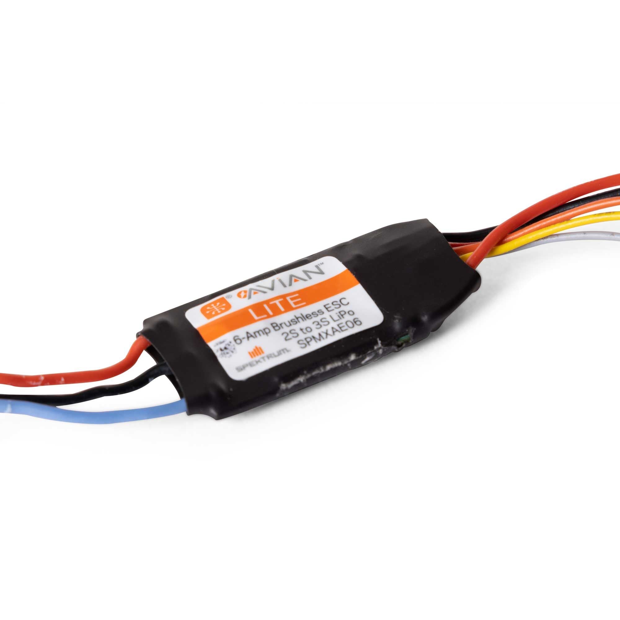 Spektrum Avian 6-Amp Smart Lite BL ESC 2S-3S UMX 3-Pin SPMXAE06