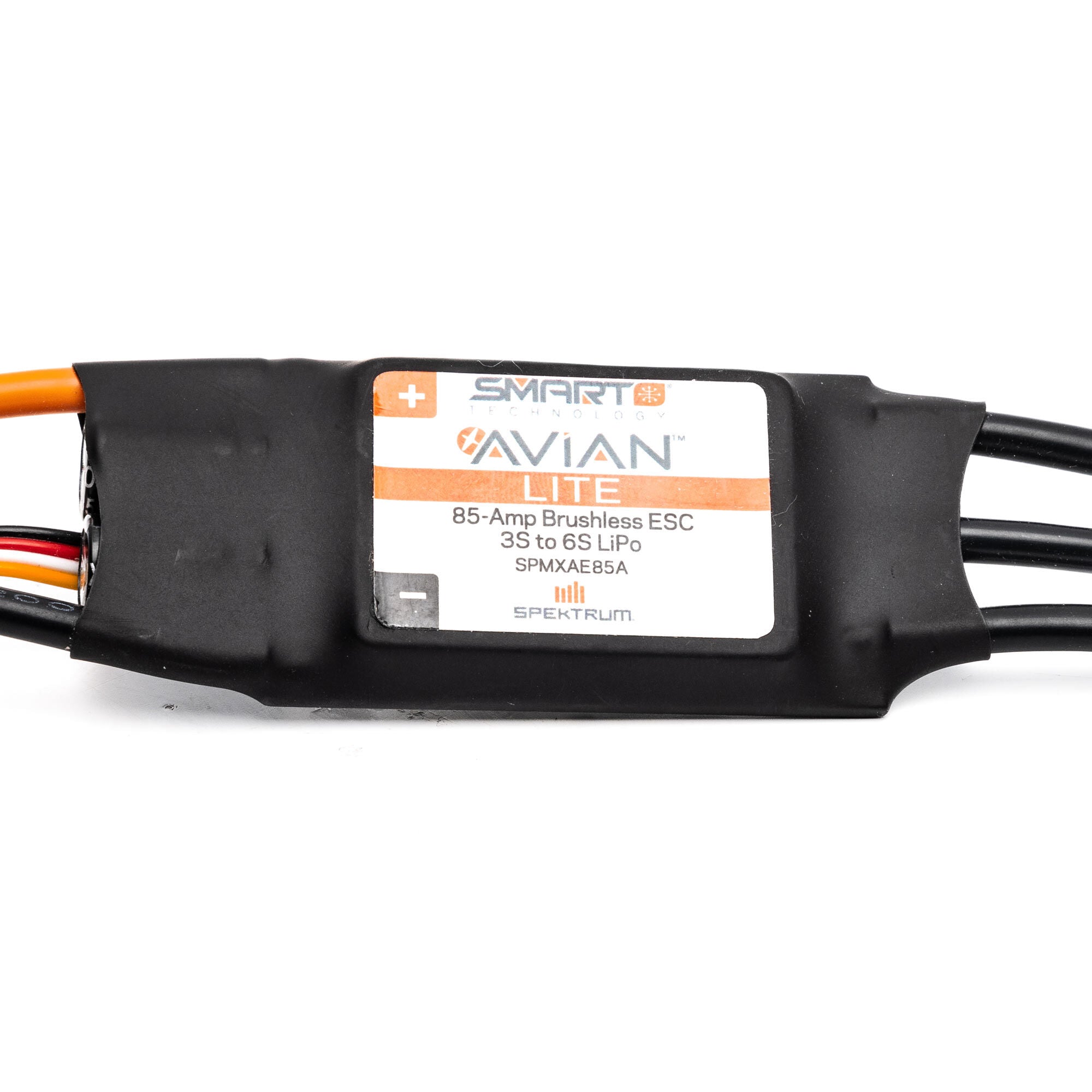 Spektrum Avian 85-Amp Smart Lite Brushless ESC, 3S-6S: IC5 SPMXAE85A