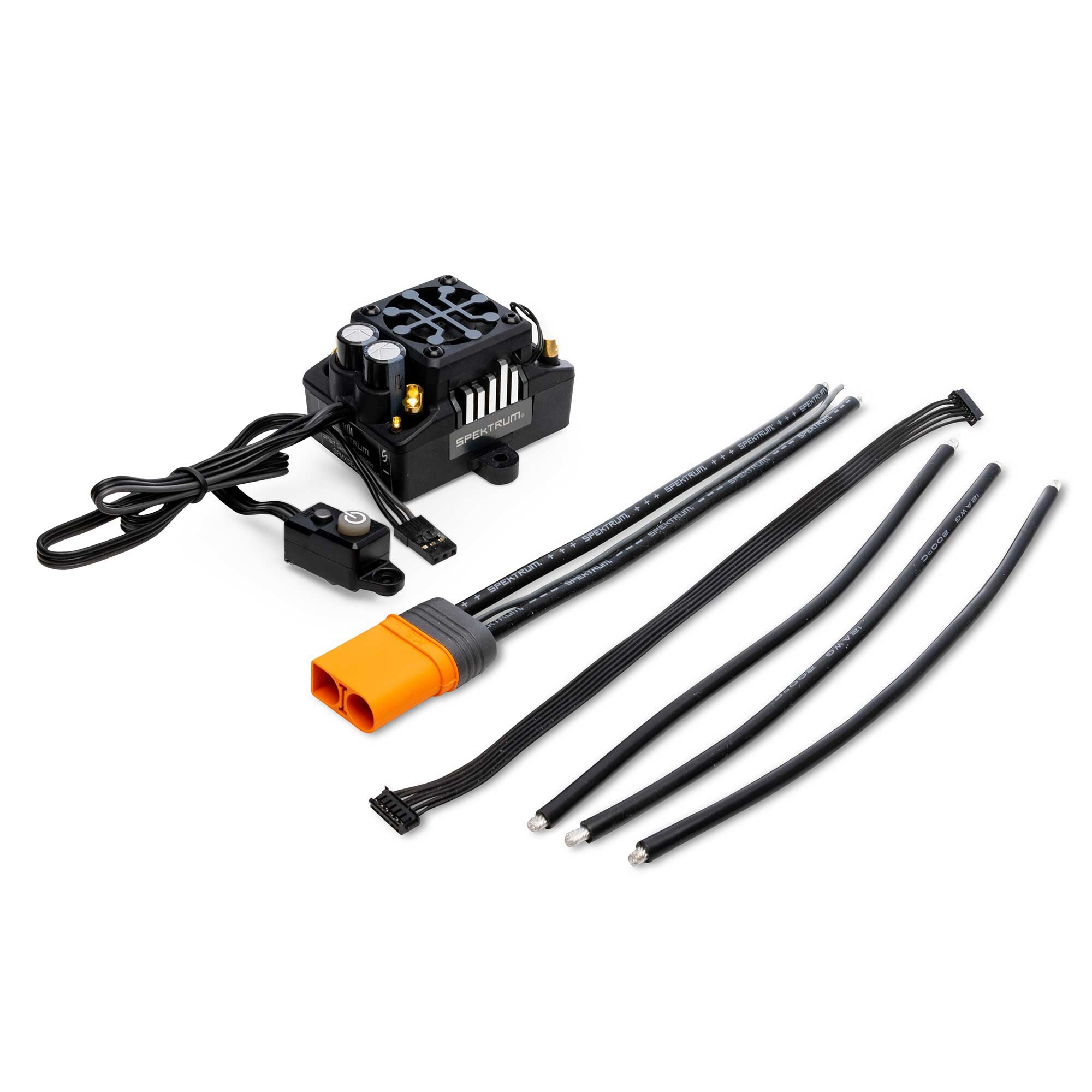 Spektrum Firma 130A Black Edition Sensored Brushless Smart ESC, 2S-4S SPMXSE2130S