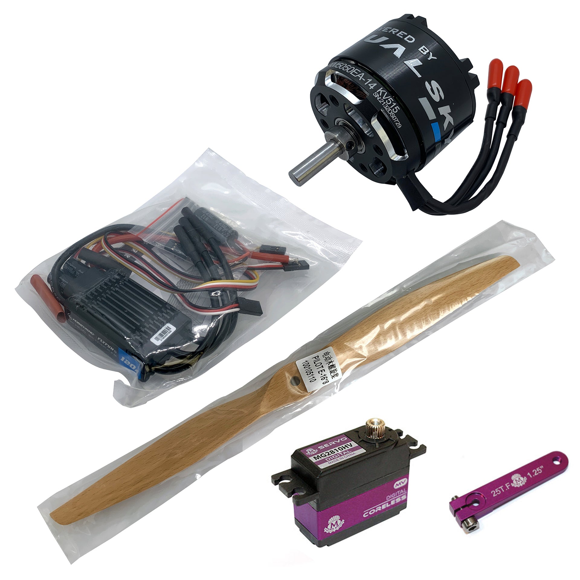 Pilot-RC Power Pack with Servos for 60in Aerobatic Aircraft PIL559