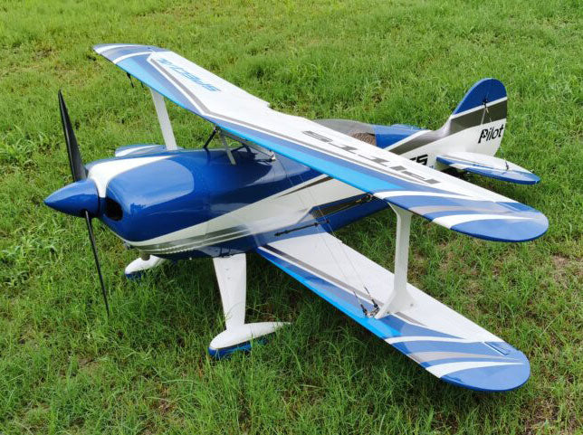 Pilot RC Pitts S2B 50-70cc 73in (02) Blue/White PIL793