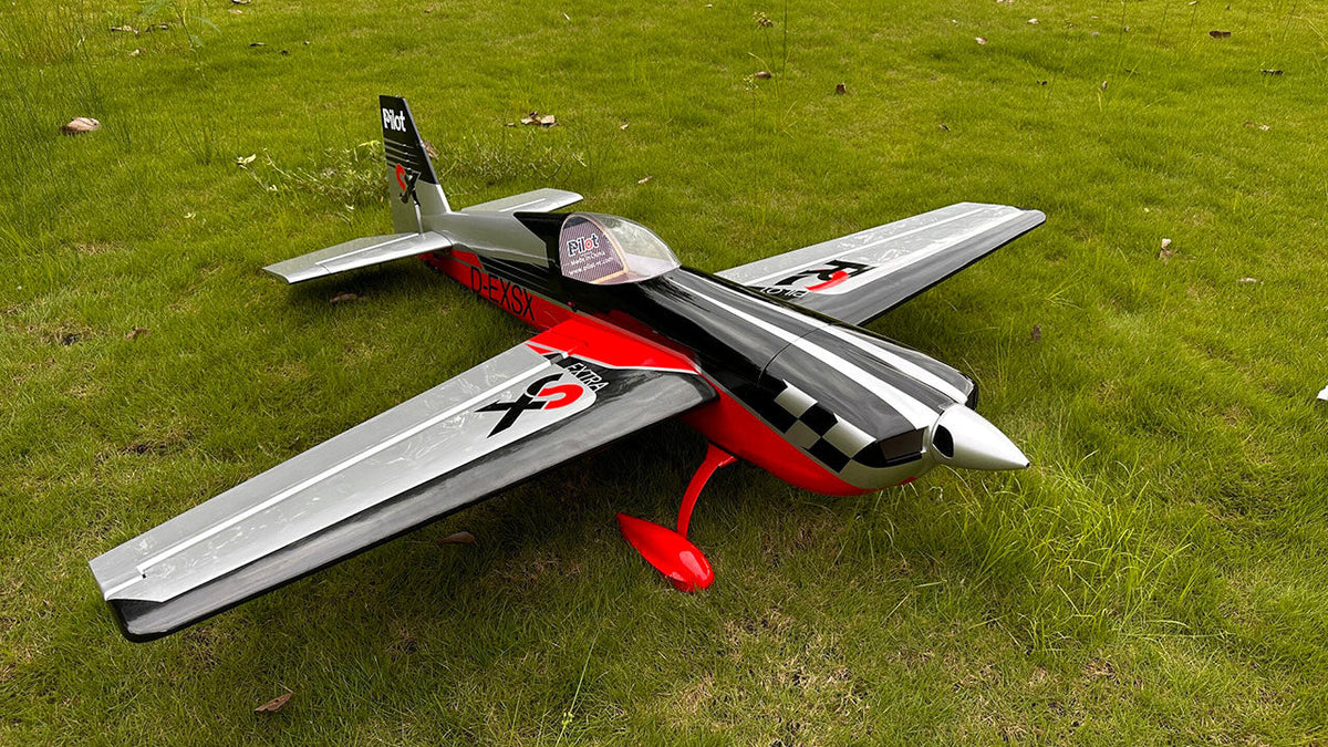 Pilot RC Extra-330SX 90in Red/Silver/Black (01) PIL800