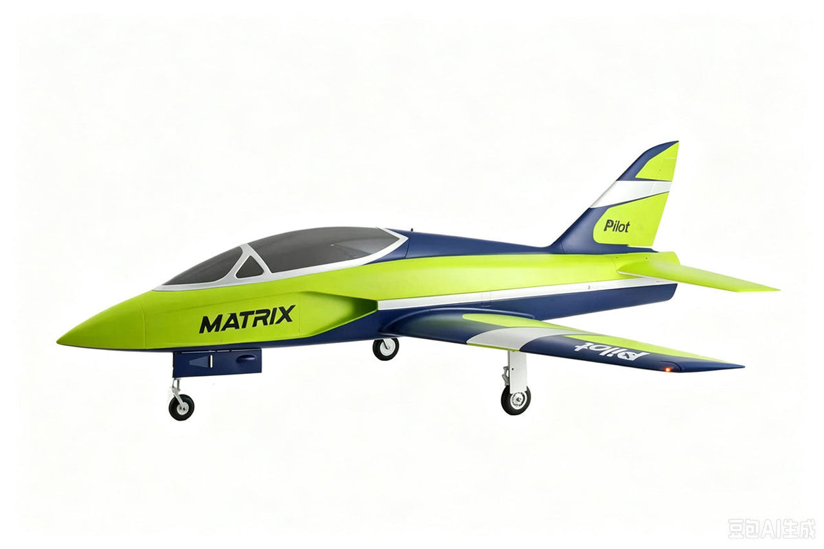 Pilot RC Matrix Jet 90mm (Mrv) Green/Blue PIL916