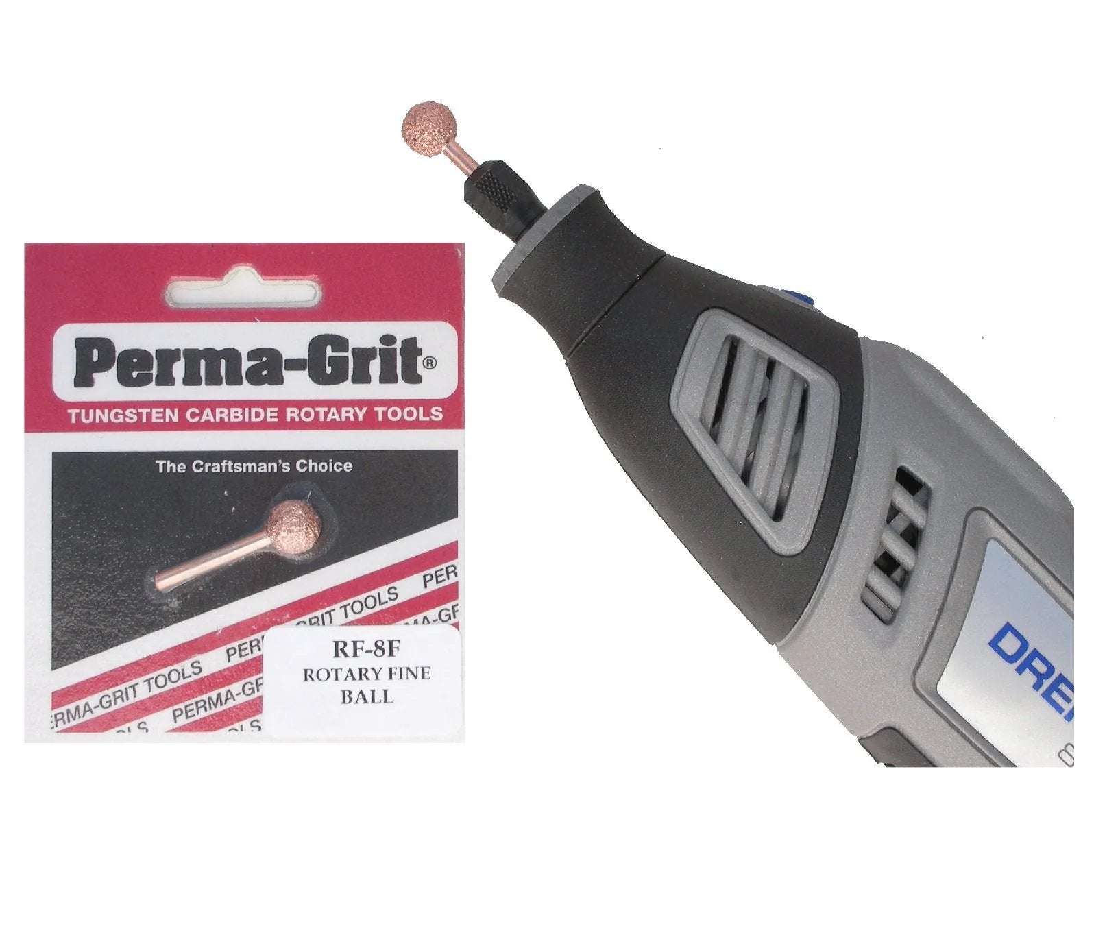 Perma-Grit Rotary Ball FINE Grit 10mm RF-8F