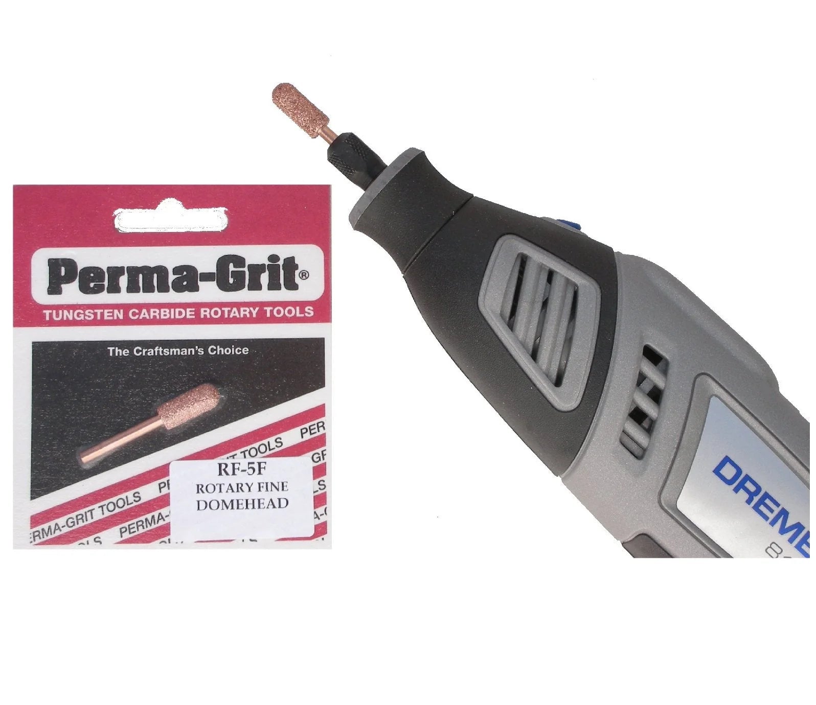 Perma-grit Rotary Domehead FINE 7mm RF-5F