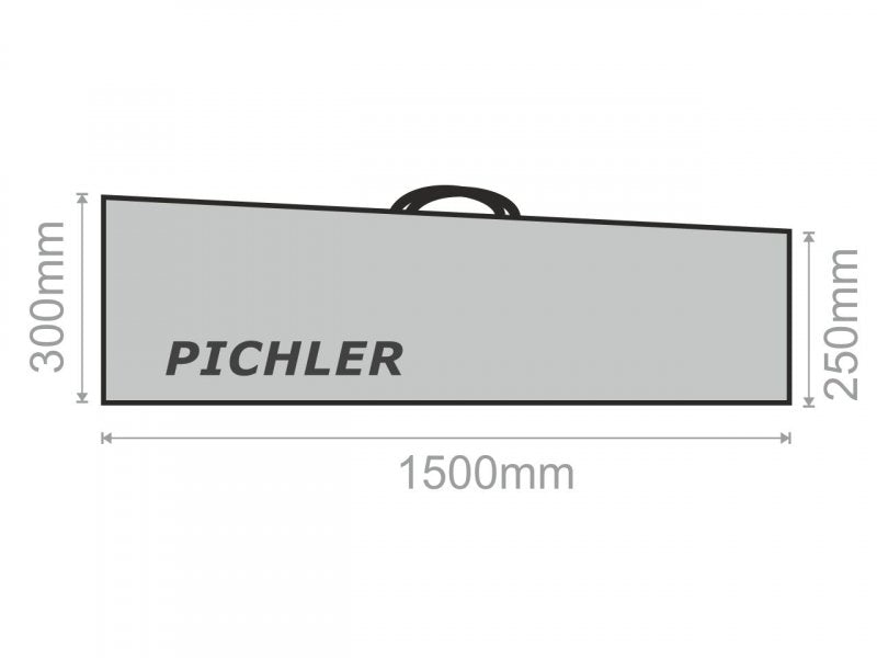 Pichler Wing bag set for 3m gliders 1500 x 300mm (2pc) C6218 Dimensions Measurements