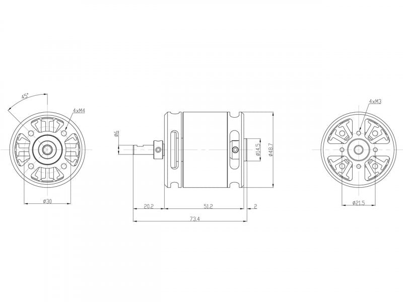 Pichler Brushless Motor BOOST 60 Combo | KV=490 V2 17022