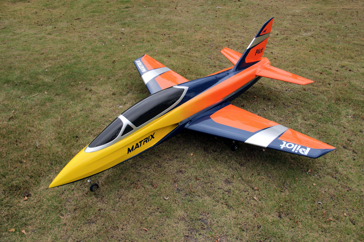 Rc Matrix Pilot-RC Matrix Jet 2.2m w/Retracts & Vector Thrust Pipe (02) PIL736