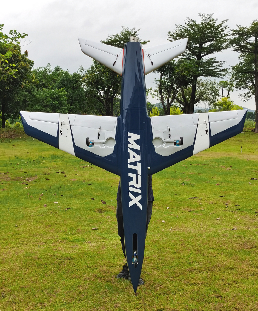Rc Matrix Pilot-RC Matrix Jet 2.2m with Retracts Red/Silver (04) PIL735