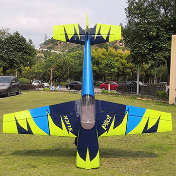 Pilot-RC Slick 89in Wingspan Blue/Green 02 PIL700