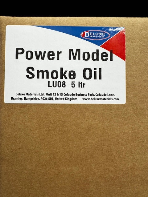 PowerModel Smoke Oil (5 Litre) LU08 from Deluxe Materials
