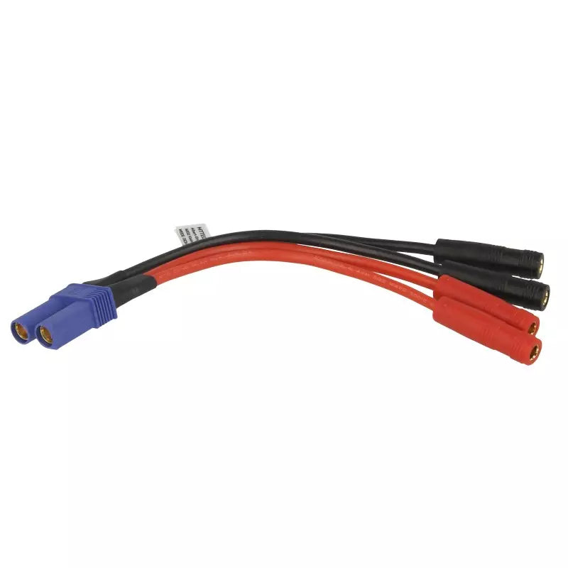 Power Supply Y Connection Cable EC5 Female to 2 x 4mm Banana Females MT1469
