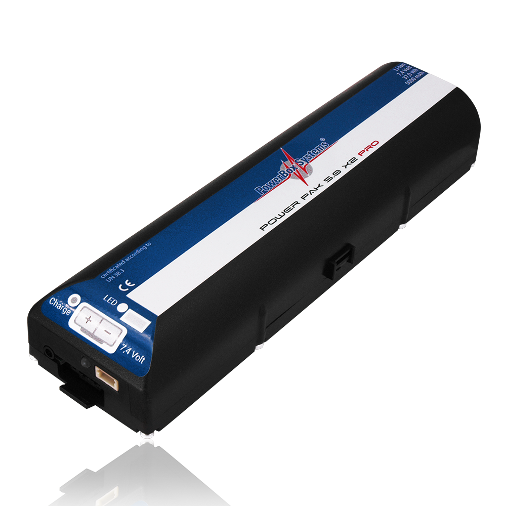 Powerbox PowerPak 5.0 X 2s Pro 5000mAh 7.4v Li-Ion Battery 2555