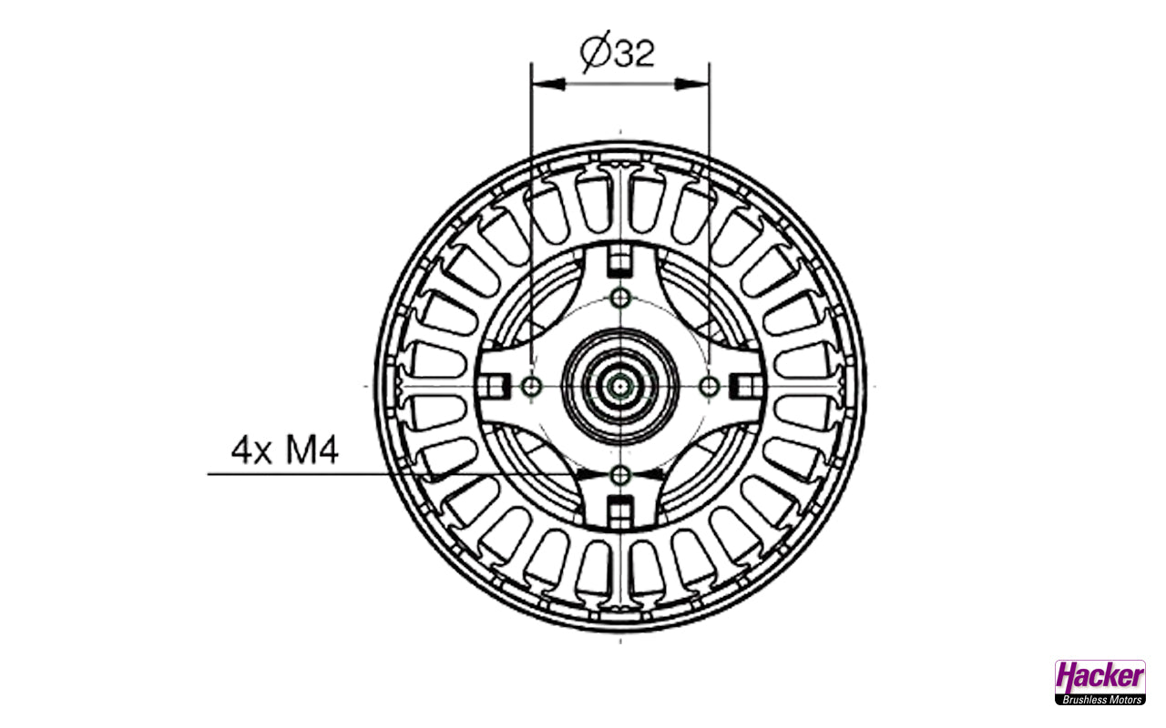 Q80-14XS kv209 Senstrol F3A Motor from Hacker 38799014