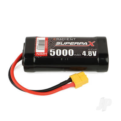 Radient NiMH 4.8V 5000mAh SC Flat, XT60 RDNA0672