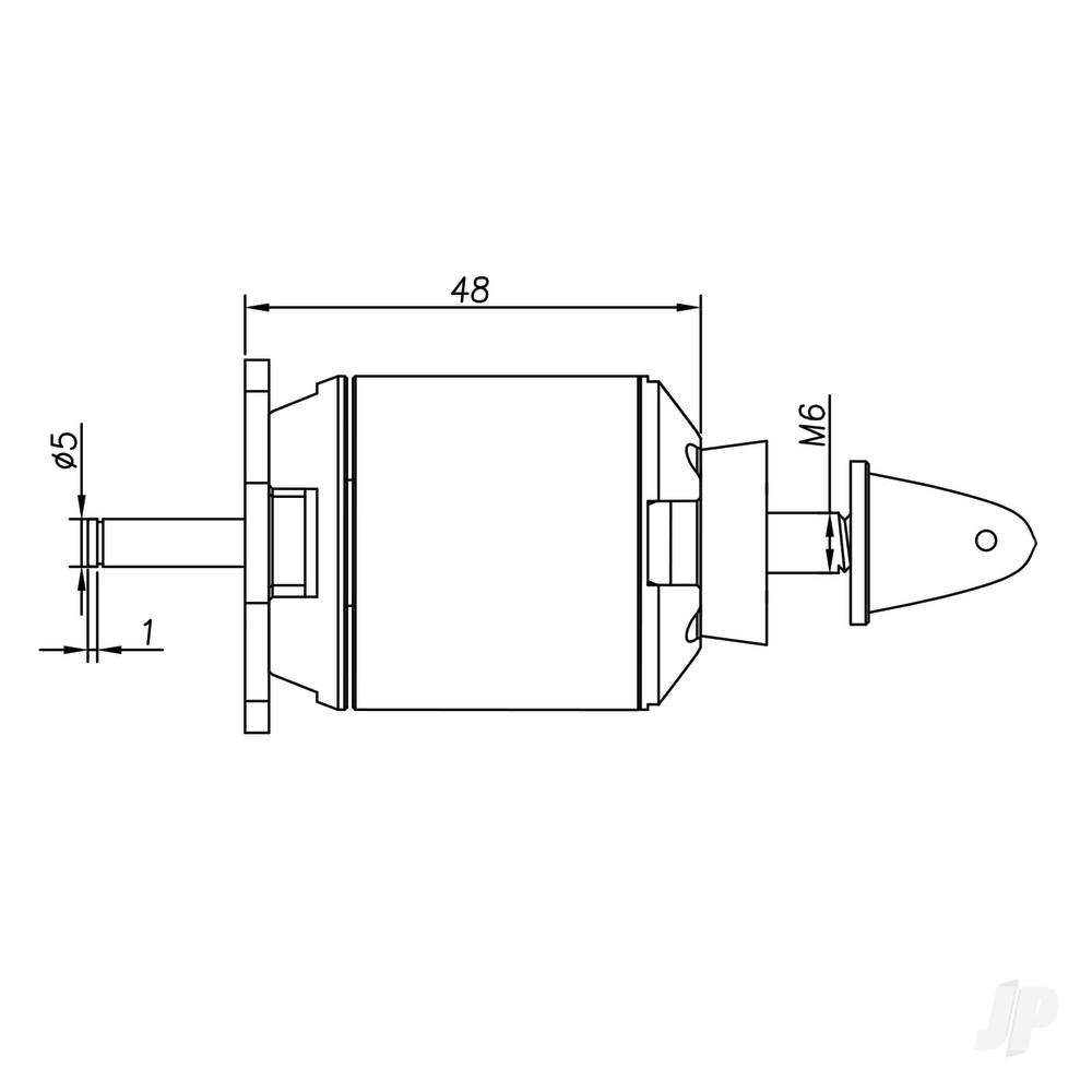 Radient Brushless Motor 3548 790KV (2-4S) RDNM3548790