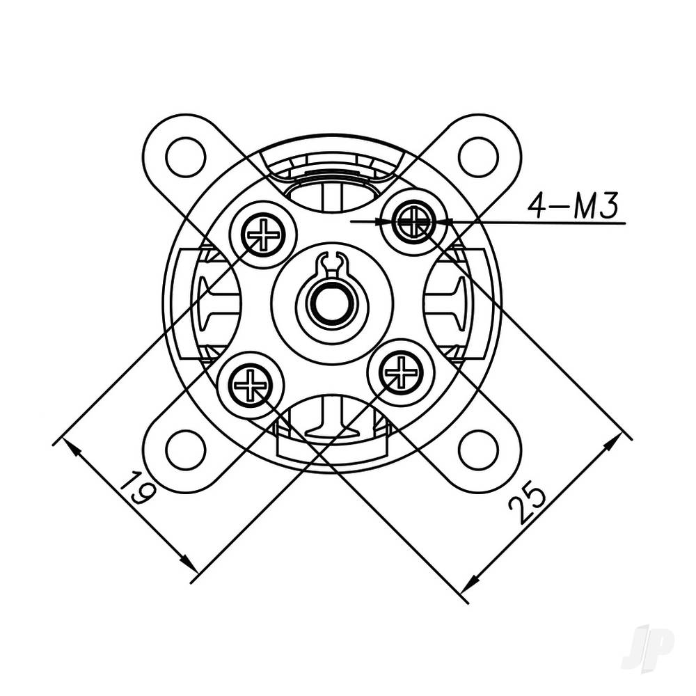 Radient Brushless Motor 3548 790KV (2-4S) RDNM3548790