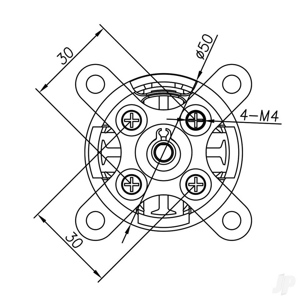 Radient Brushless Motor 5055 570KV (4-6S) RDNM5055570