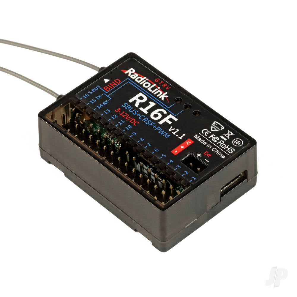 RadioLink T16D 2.4GHz 16-Channel Transmitter with R16F Receiver RLKT121010