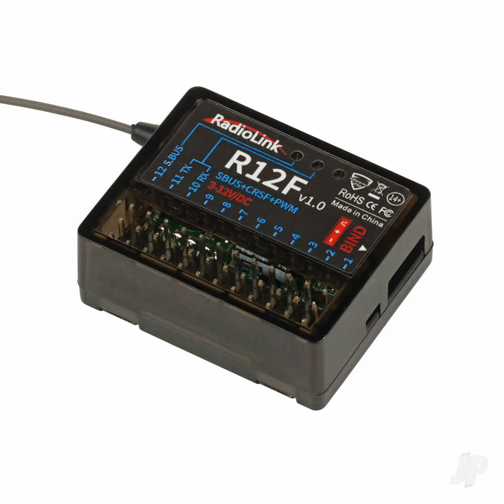 RadioLink T12D 2.4GHz 12-Channel Transmitter with R12F Receiver (Mode 2) RLKT121011