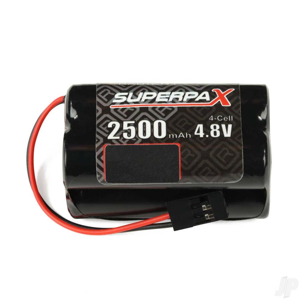 Radient NiMH 4.8V 2500mAh AA Square, Rx-JR RDNBN2500S4JRSQ