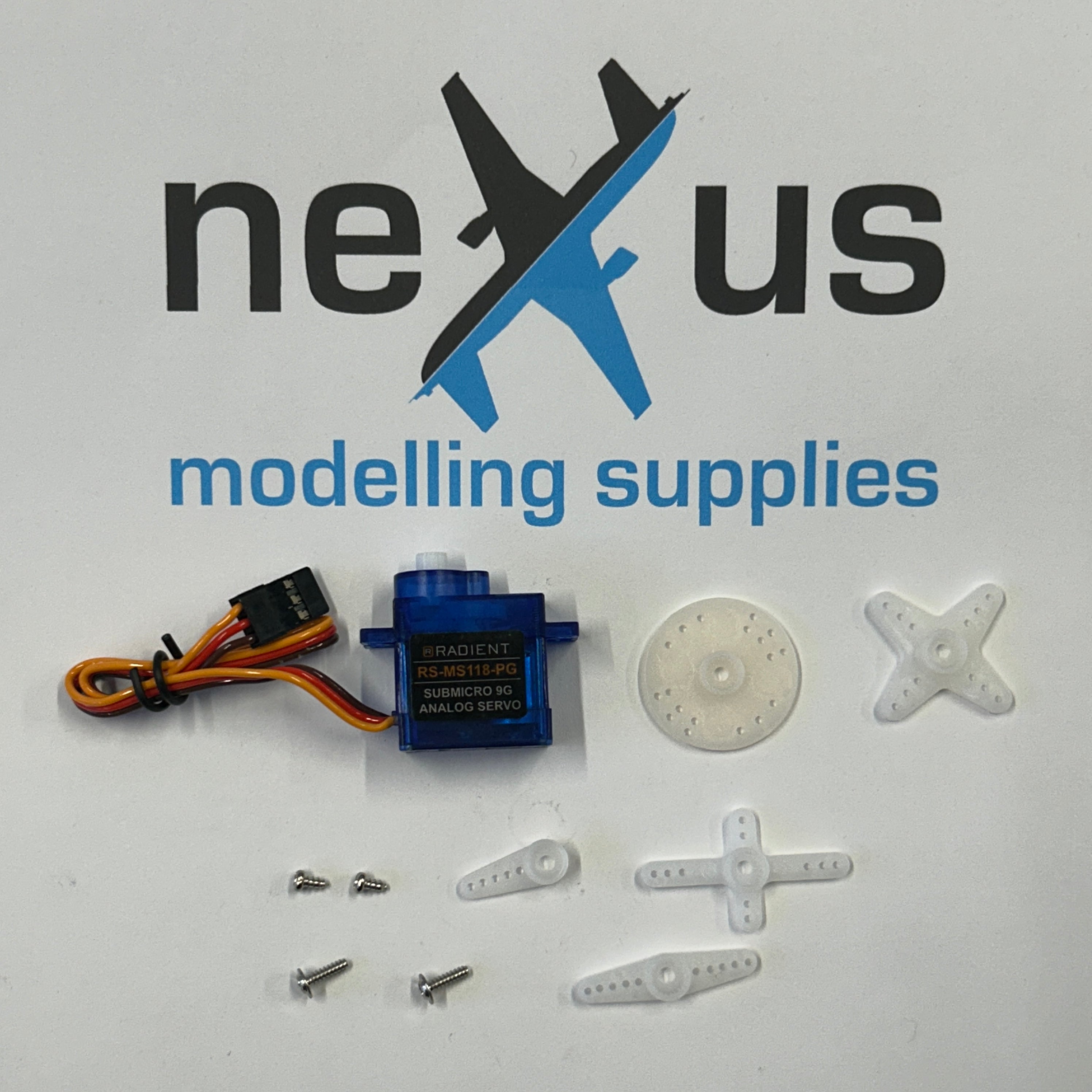 Radient RS-MS118-PG Micro 9g Analog Servo 1.5kg/0.12s 4.8V - 6.0V RDNA0408