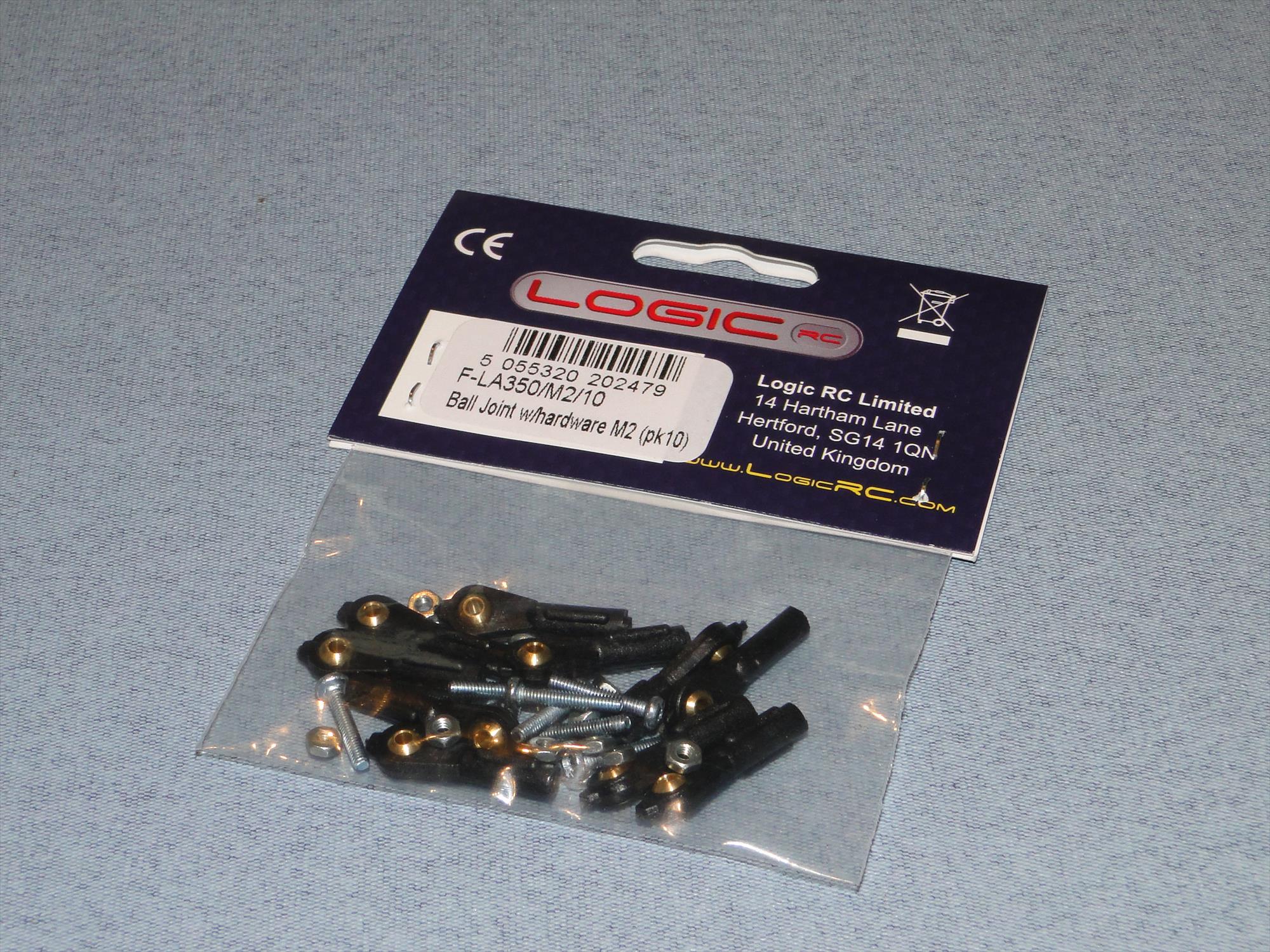 Radio Active Ball Joint w/hardware M2 (pk10) RCA137/10
