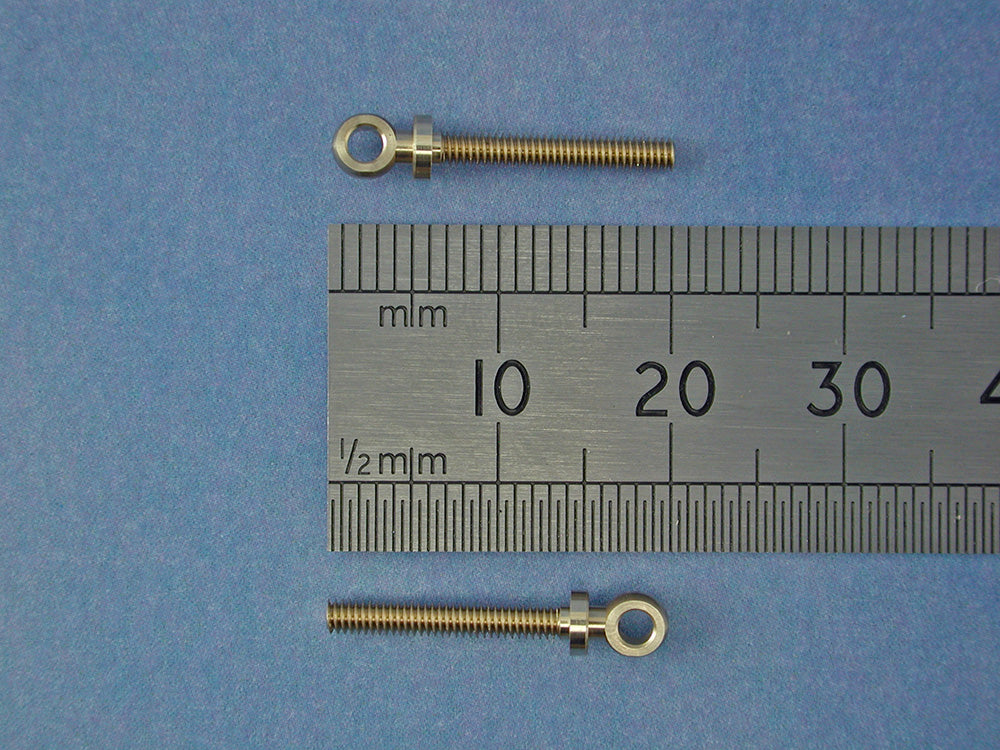 Radio Active Eyebolt M2 BallDia.:3.8mm Thread Length :14mm(Pk4) RMA66505