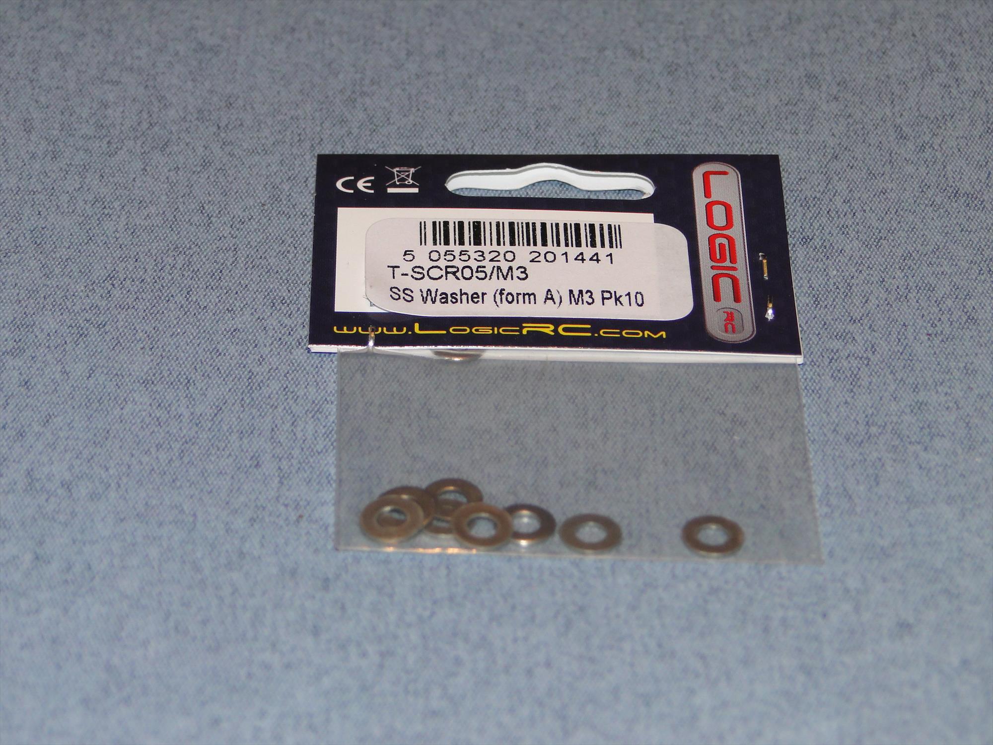 Radio Active Stainless Steel Washer (form A) M3 (Pk10) SCR05/M3
