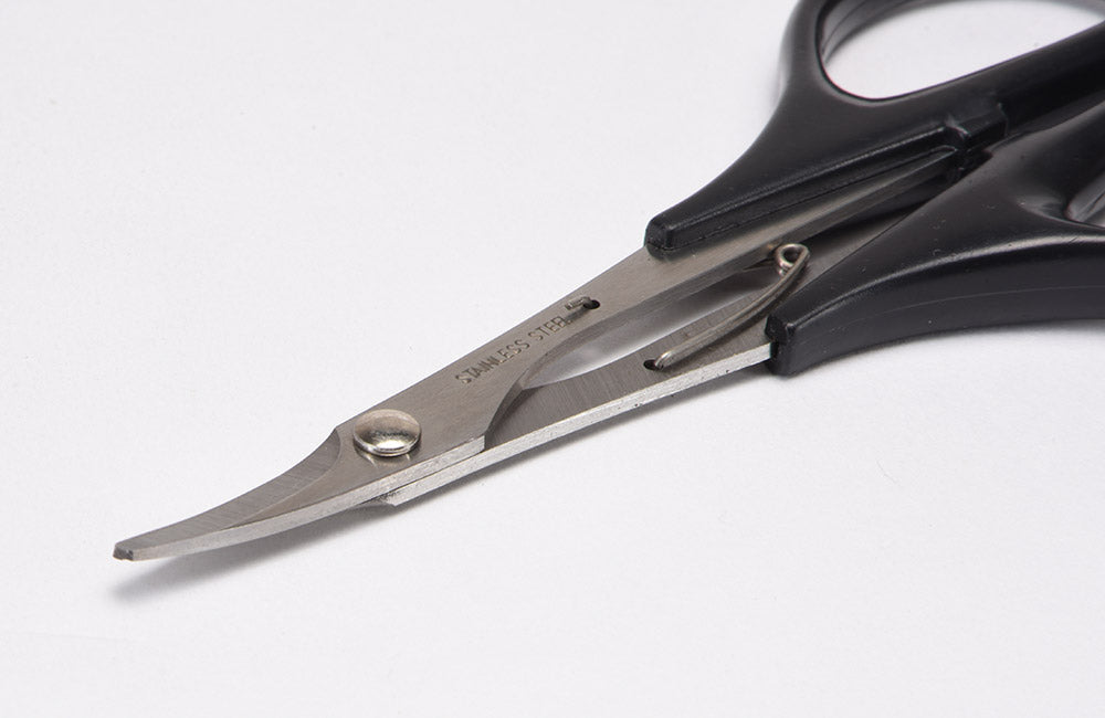 Ripmax Curved Lexan Scissors With Spring Retainer T-CSC01