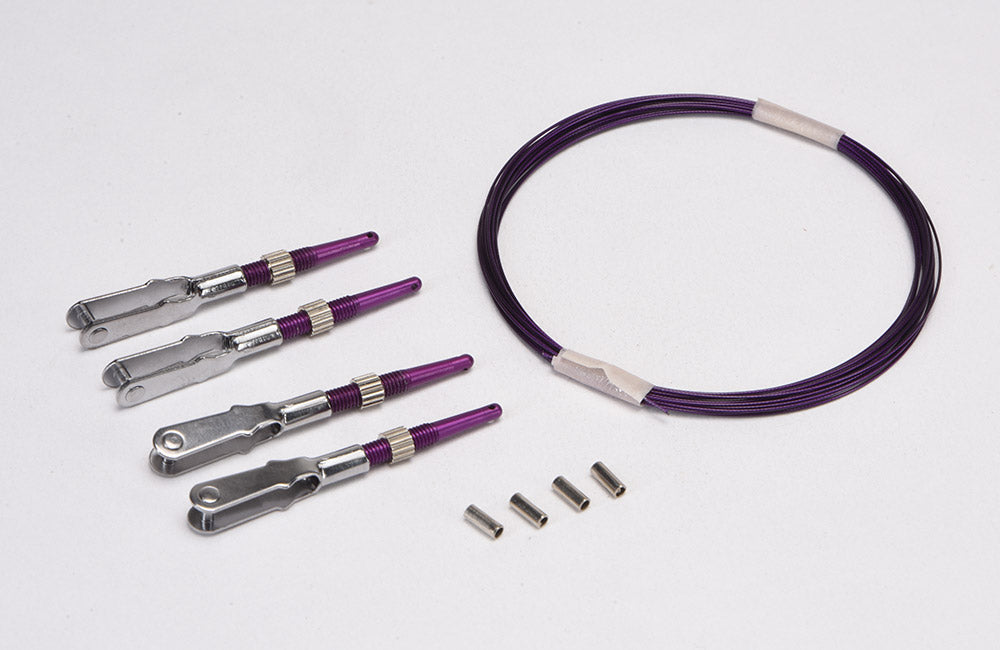 Ripmax Push/Pull Wire Rudder Control Set (Closed Loop) with 3m Stainless Wire F-CLS01