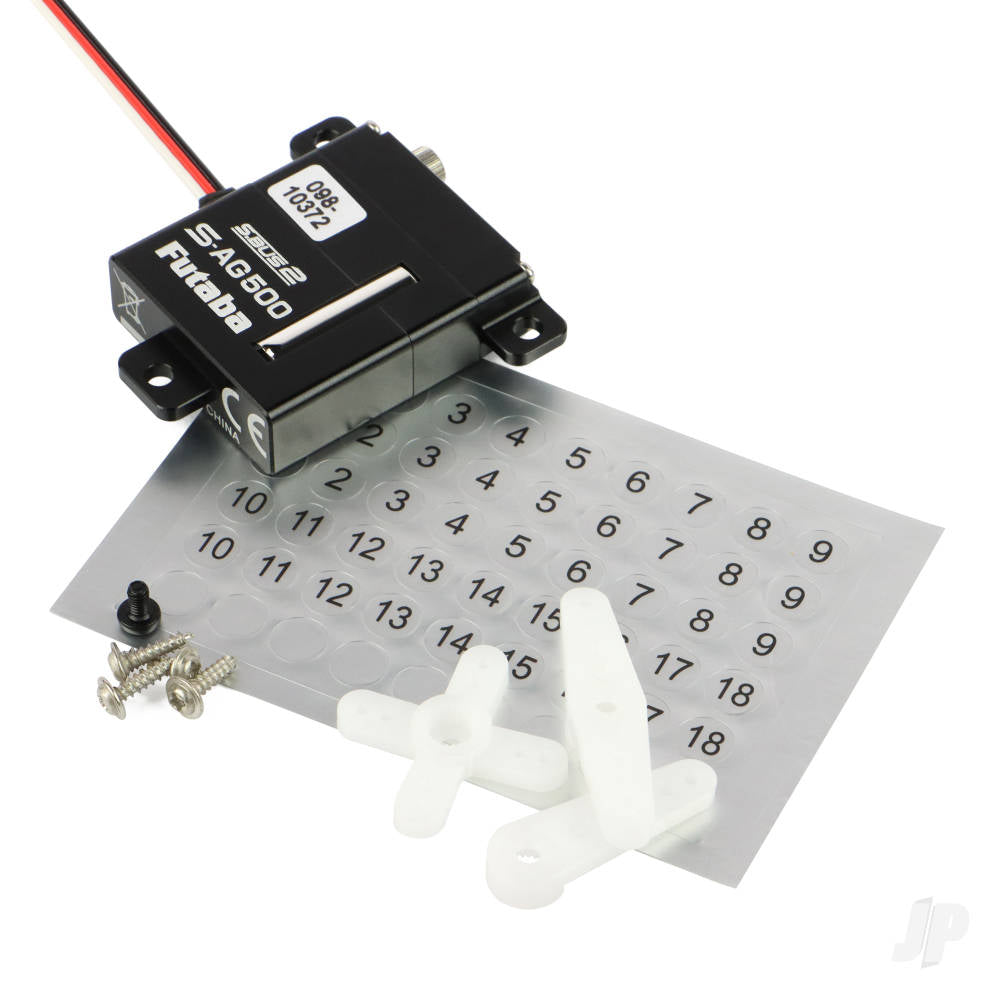 S-AG500 Slim Coreless Digital Servo PWM/S.Bus2 9.5kg 0.12s 4.8V - 8.4V FUT05102761-3
