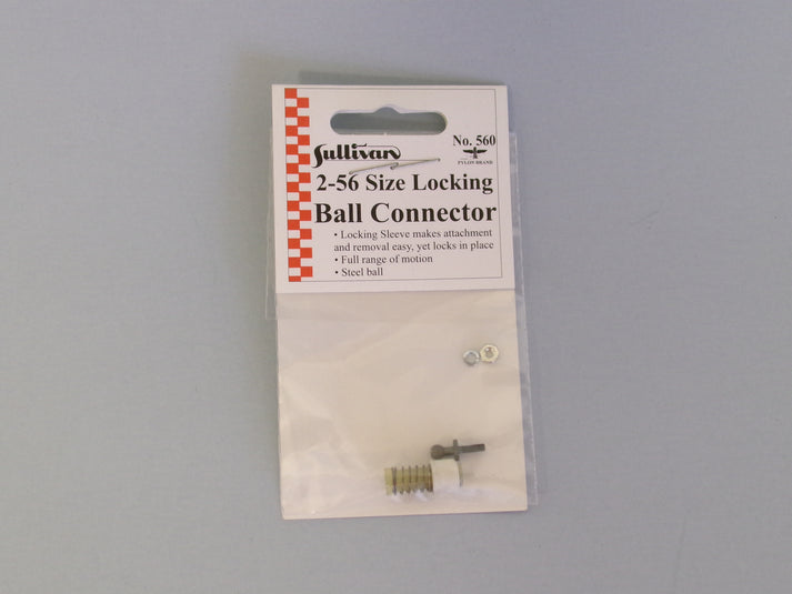 Sullivan Nylon 2-56 Ball Connector S560