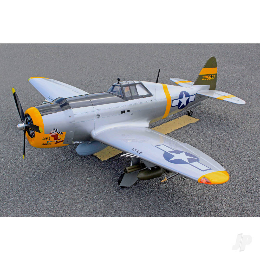 Seagull P-47D Dan'l Boone (55-60cc / 12s) 2.05m / 81in with 3-piece Electric Retracts SEA306NDBG