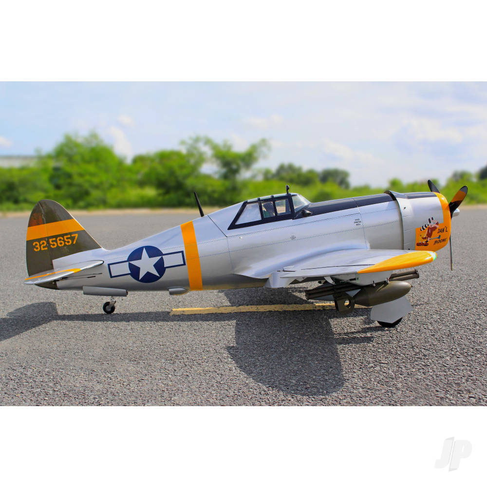 Seagull P-47D Dan'l Boone (55-60cc / 12s) 2.05m / 81in with 3-piece Electric Retracts SEA306NDBG
