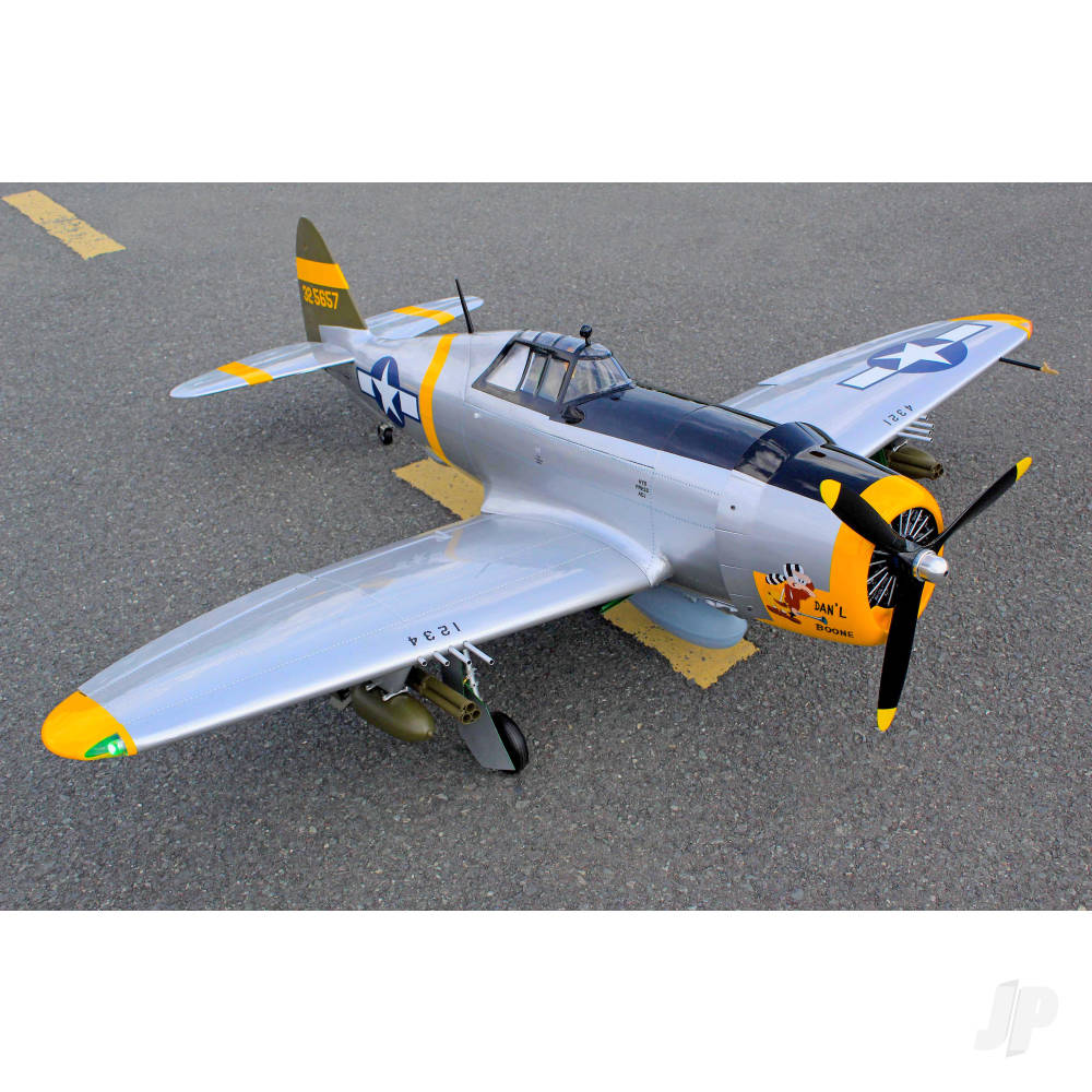 Seagull P-47D Dan'l Boone (55-60cc / 12s) 2.05m / 81in with 3-piece Electric Retracts SEA306NDBG