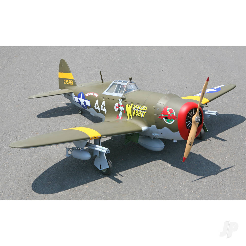Seagull P-47D Wicked Wabbit (55-60cc / 12s) 2.05m / 81in with 3-piece Electric Retracts