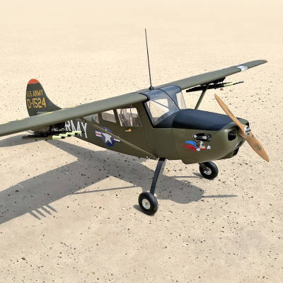 Seagull L-19A Bird Dog, Old Dog (30-40cc / 9s-10s) 2.50m / 99in SEA378