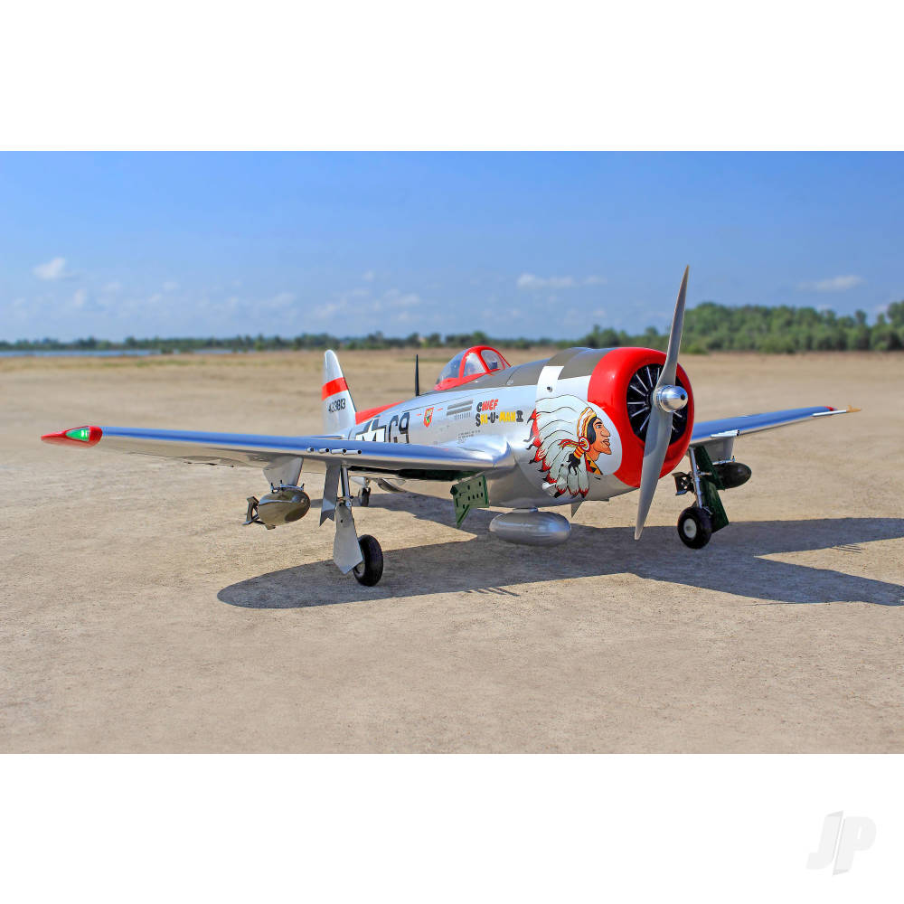 Seagull P-47 Thunderbolt Chief Ski-U-Mah II (30-38cc) 1.77m / 70in with 3-piece Retracts SEA398SKIG