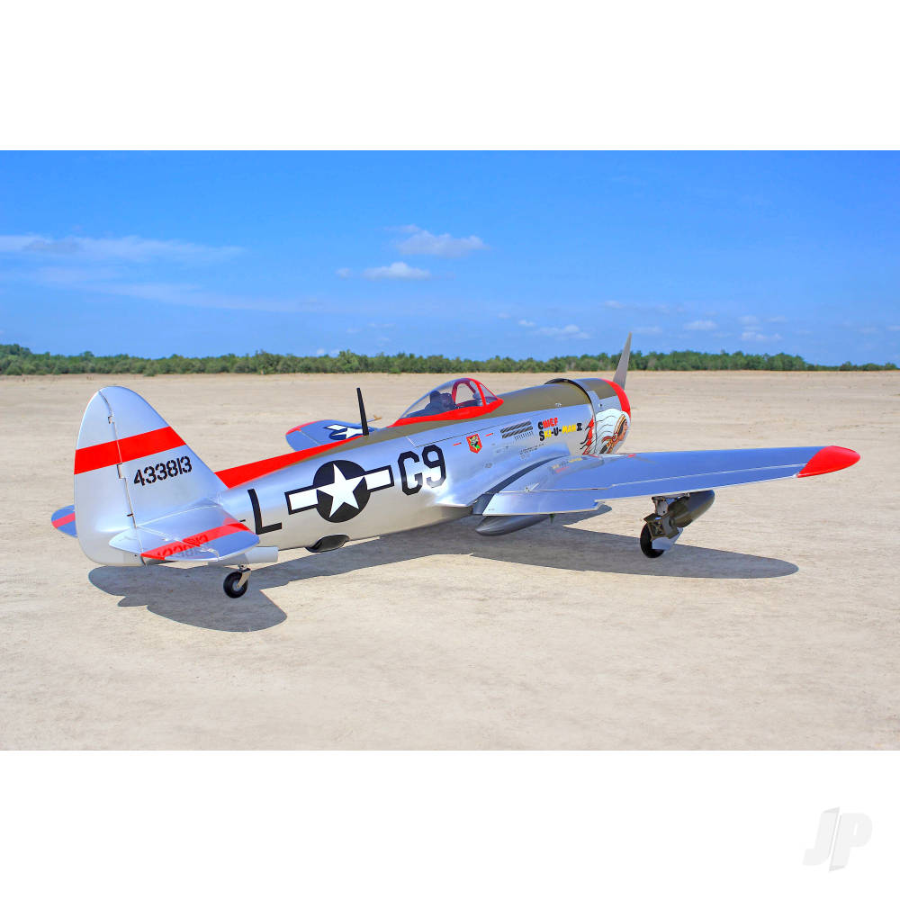 Seagull P-47 Thunderbolt Chief Ski-U-Mah II (30-38cc) 1.77m / 70in with 3-piece Retracts SEA398SKIG