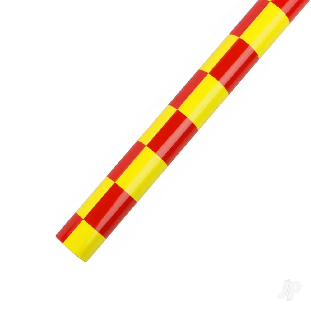 Seagull 2m AeroKote Red & Yellow Chequered 3x3cm (64cm width) SEAFL-020-3