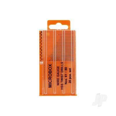 Modelcraft Microbox Drill Set 61-80 (20) (PDR4004) SHSPDR4004