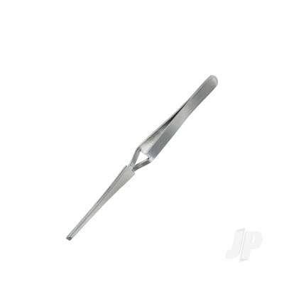 Modelcraft Straight Tip Reverse Action Blunt End Tweezers (160mm) (PTW1126) SHSPTW1126