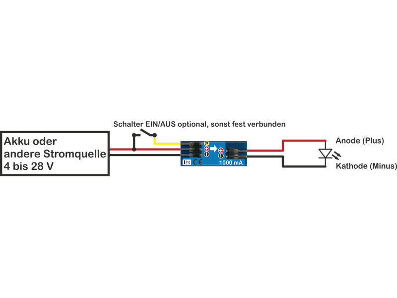 SM MODELL BAU LED current controller 1000mA SM5004 Diagram 3