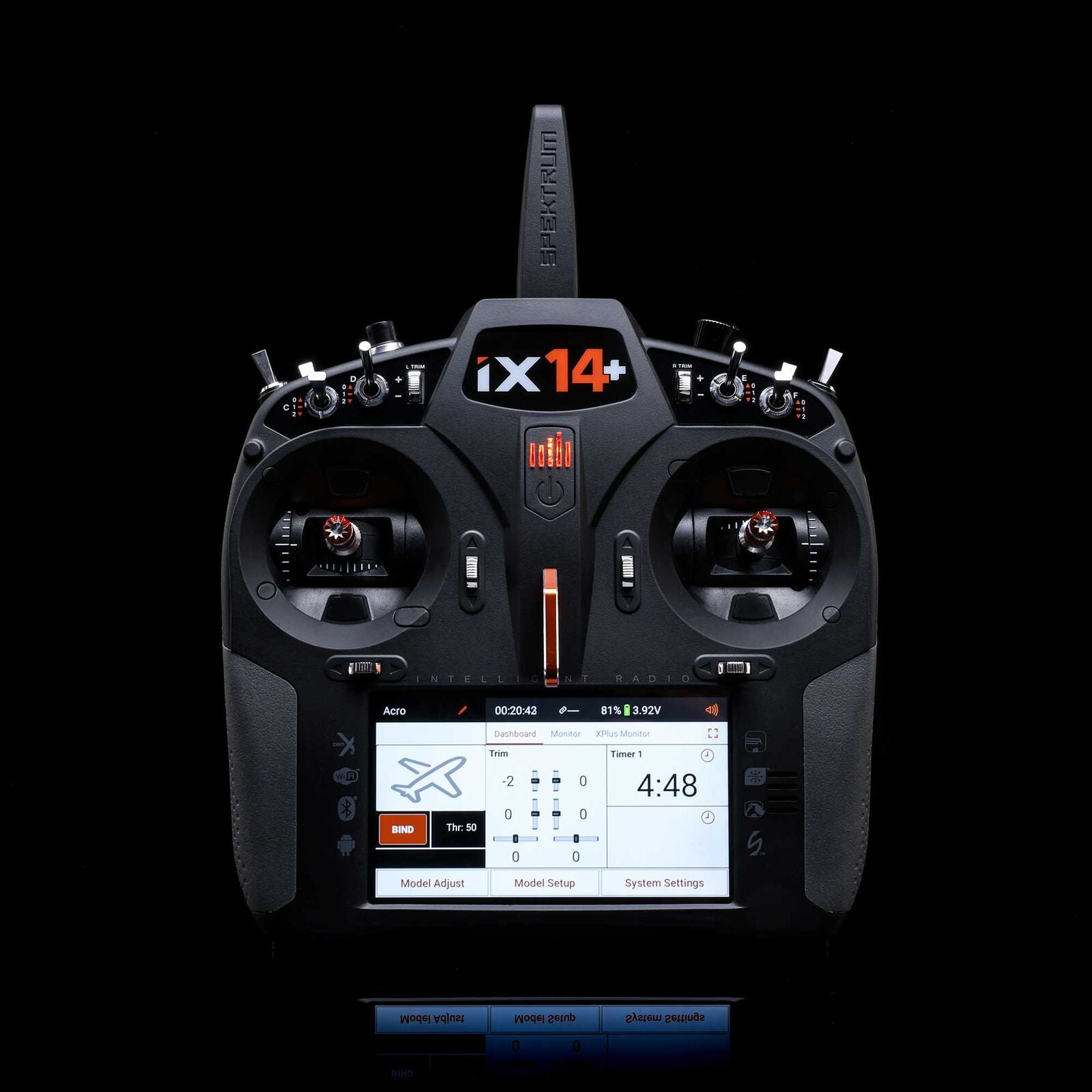 Spektrum iX14+ 20-Channel DSMX Transmitter Only