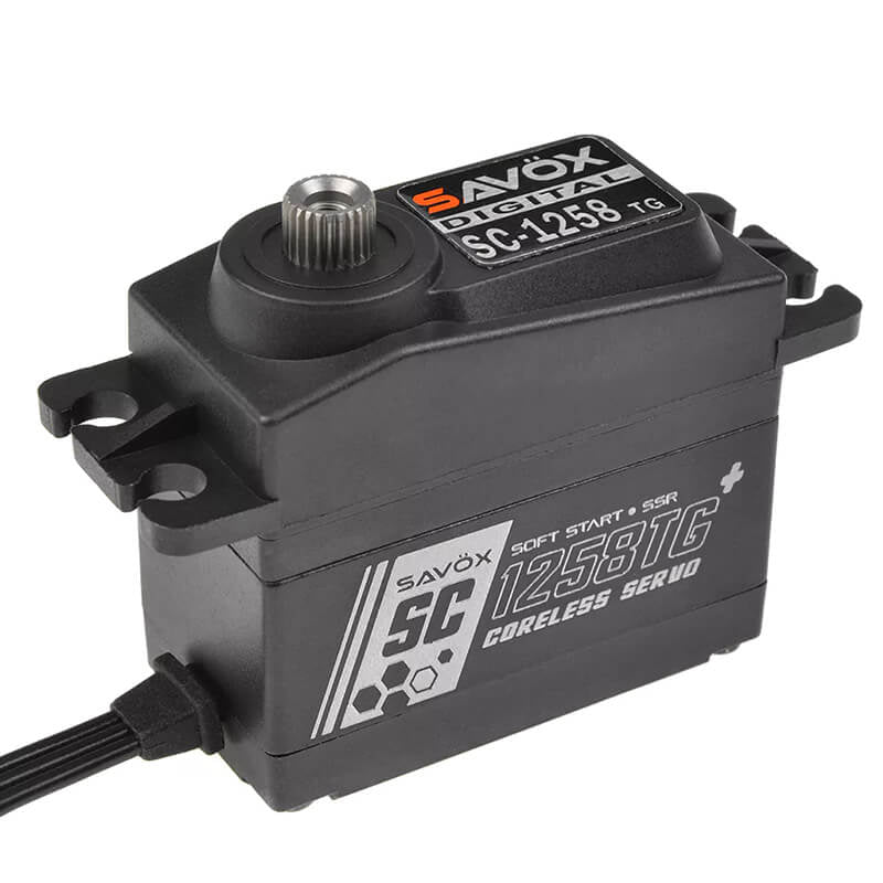 Savox SC-1258TGB+ High Torque Coreless Digi Servo 12kg@6v Black Edition